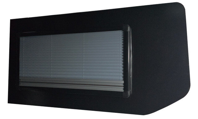 VWD Double Sliding Van Window — Ford Transit 148 EXT (Passenger Side Rear Quarter)