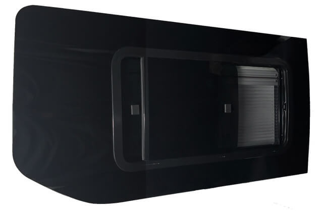 VWD Double Sliding Van Window — Ford Transit 148 EXT (Passenger Side Rear Quarter)