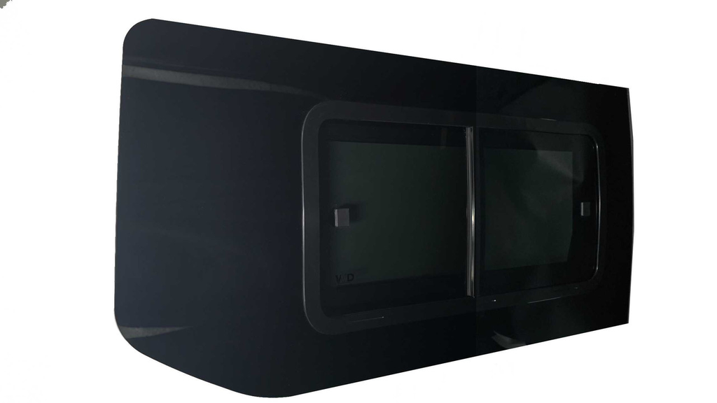 VWD Double-Sliding Van Window (T905366R) — Ford Transit 148 EXT (Passenger Side Rear Quarter).webp
