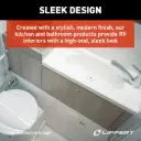 Bathtub with Center Drain - 24" x 38" 