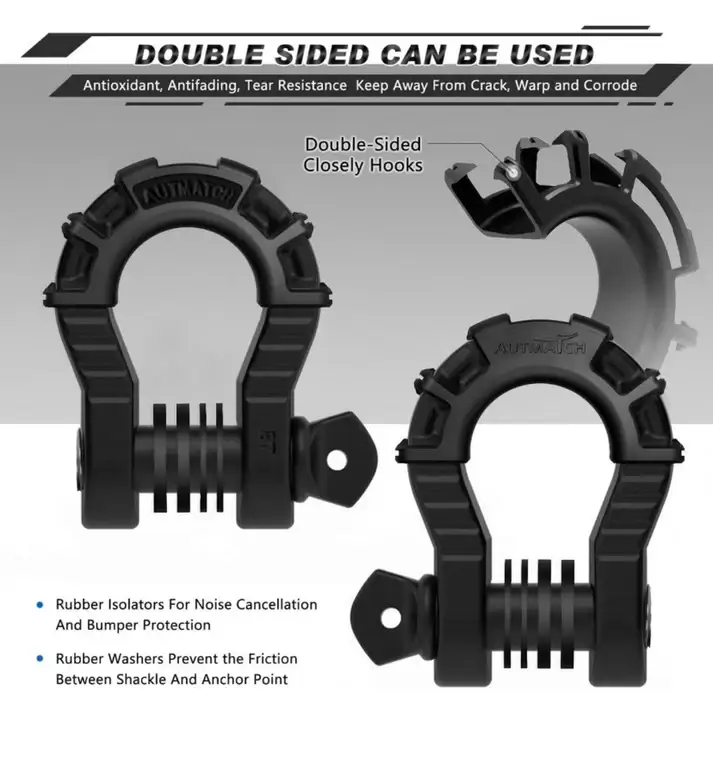 Shackles D Ring 3/4” Set 