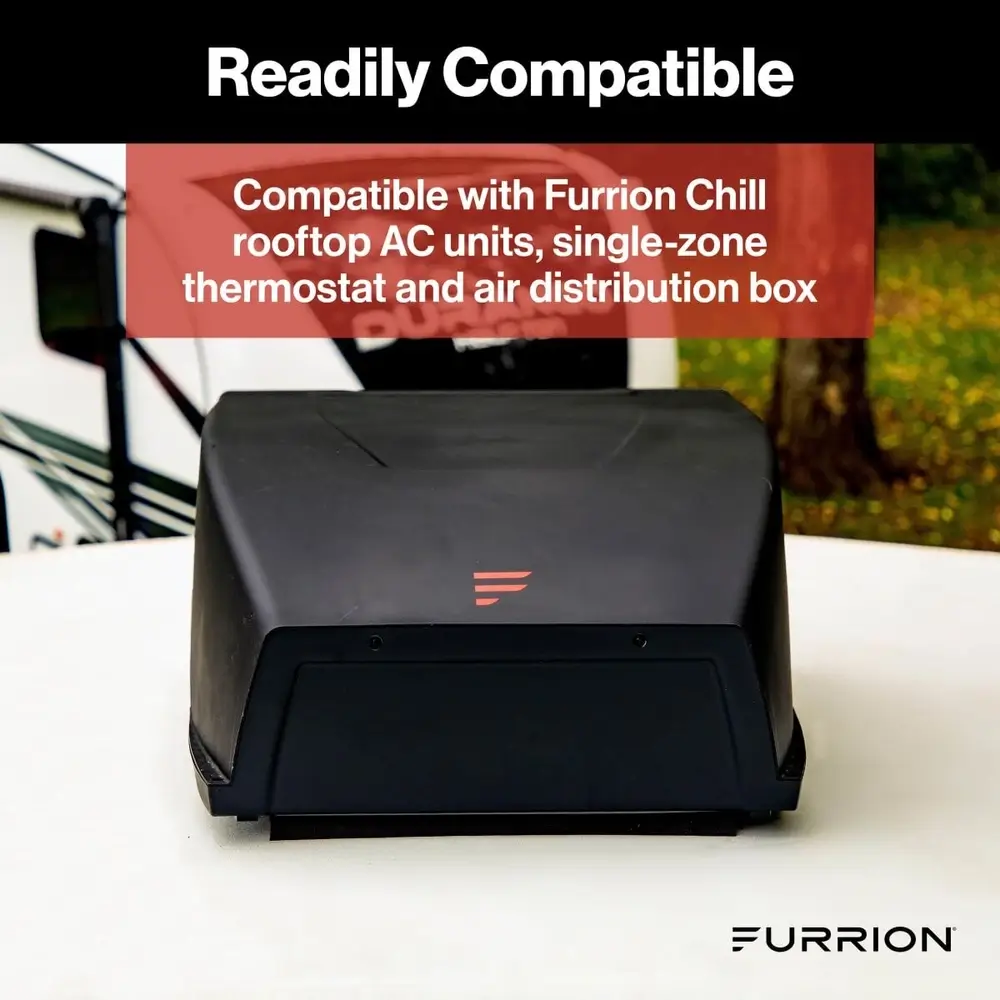 Furrion Chill® HE Single-Zone RV Air Conditioner Controller - 2-Speed, Black