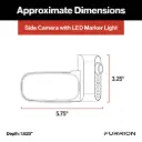 Furrion Vision S®+ RV Observation System - 7" Monitor, Side Cameras with LED Marker Lights, Sharkfin Camera #FOS7HTAEN 