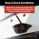 Furrion Vision S®+ RV Backup Camera System - 5" Monitor, Rear Sharkfin Camera #FOS5HTASF 