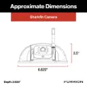 Furrion Vision S®+ RV Backup Camera System - 5" Monitor, Rear Sharkfin Camera #FOS5HTASF 