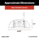 Furrion Vision S®+ RV Backup Camera System - 5" Monitor, Side Cameras, Rear Sharkfin Camera # FOS5HTAEN 