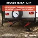 High-Speed RV Power Stabilizer Jack System with Black Switch Kit