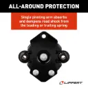 Road Armor™ Shock-Absorbing Trailer Equalizer Tandem Axle Kit for 3,500-8,000-lb. Axles (One Pair)