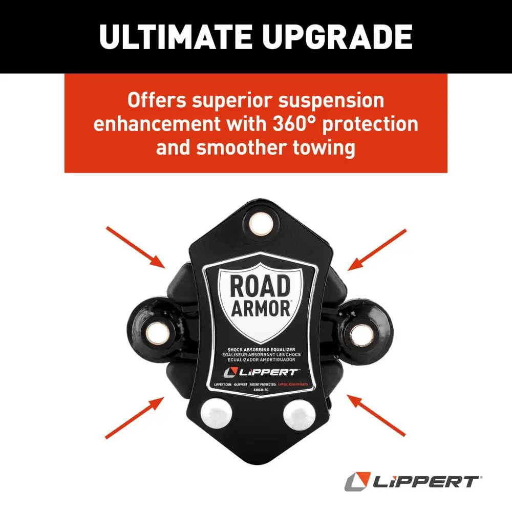 Road Armor™ Shock-Absorbing Trailer Equalizer Tandem Axle Kit for 3,500-8,000-lb. Axles (One Pair)