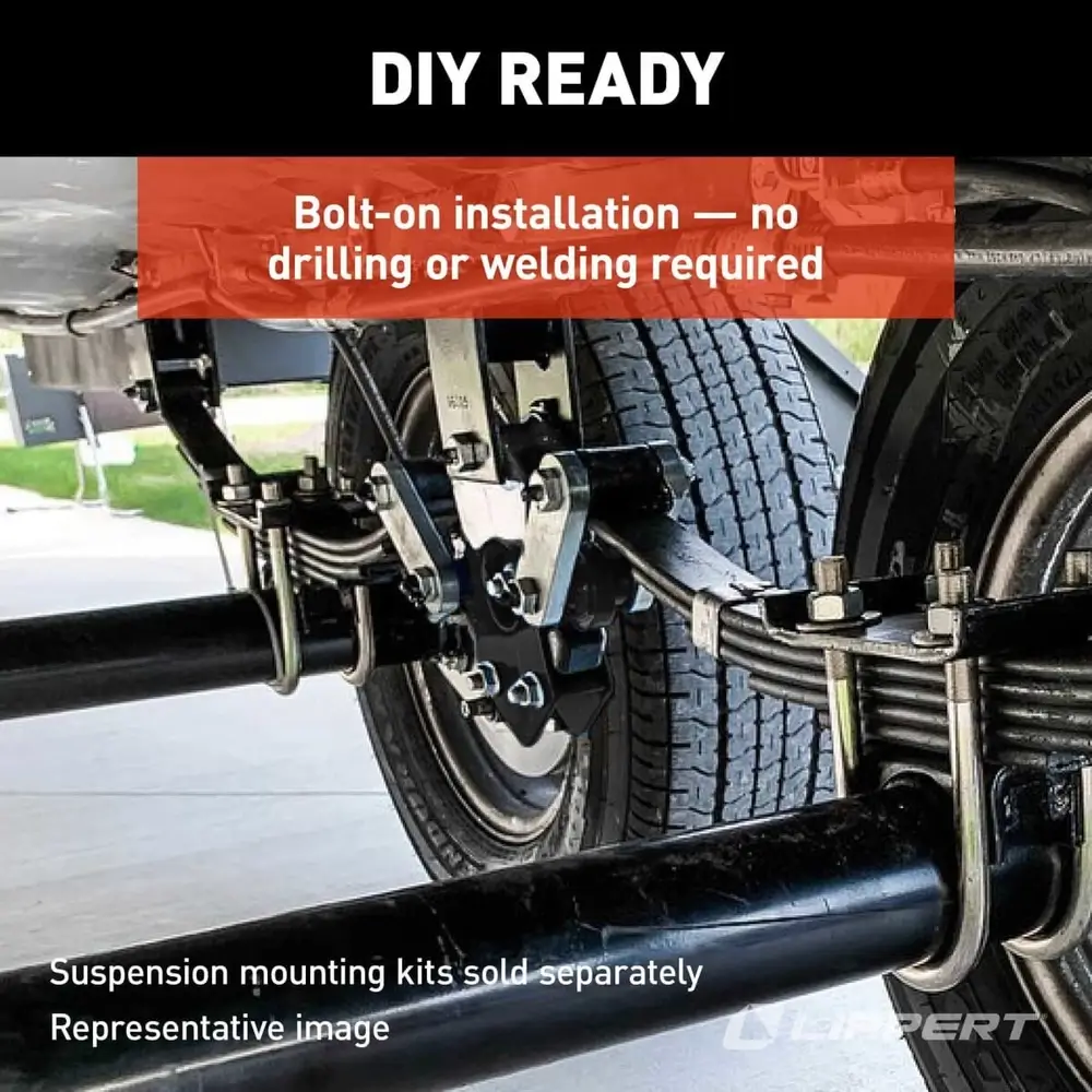 Road Armor™ Shock-Absorbing Trailer Equalizer Tandem Axle Kit for 3,500-8,000-lb. Axles (One Pair)