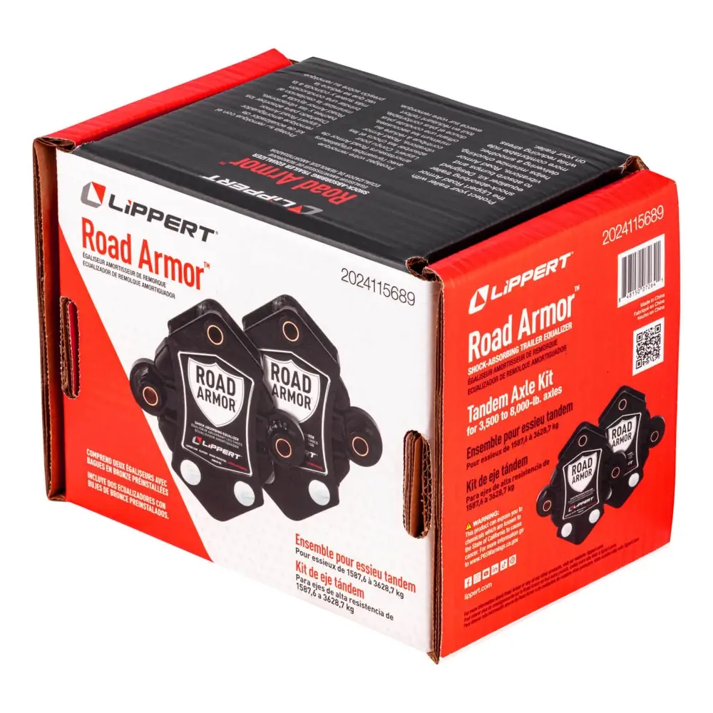 Road Armor™ Shock-Absorbing Trailer Equalizer Tandem Axle Kit for 3,500-8,000-lb. Axles (One Pair)