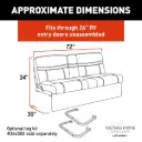 Thomas Payne 62'' Jackknife Sofa with Kickboard