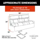 Thomas Payne 68'' Jackknife Sofa with Kickboard