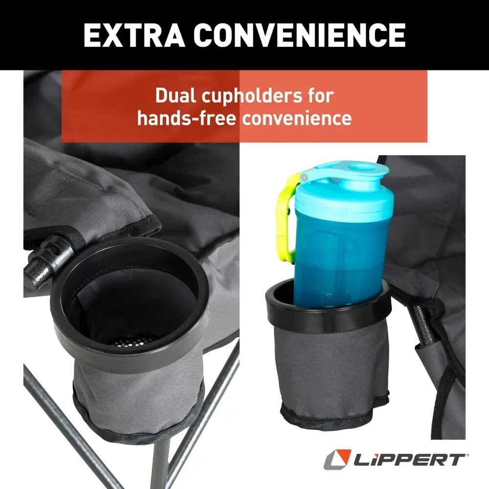 Big Bear Heated Folding Loveseat