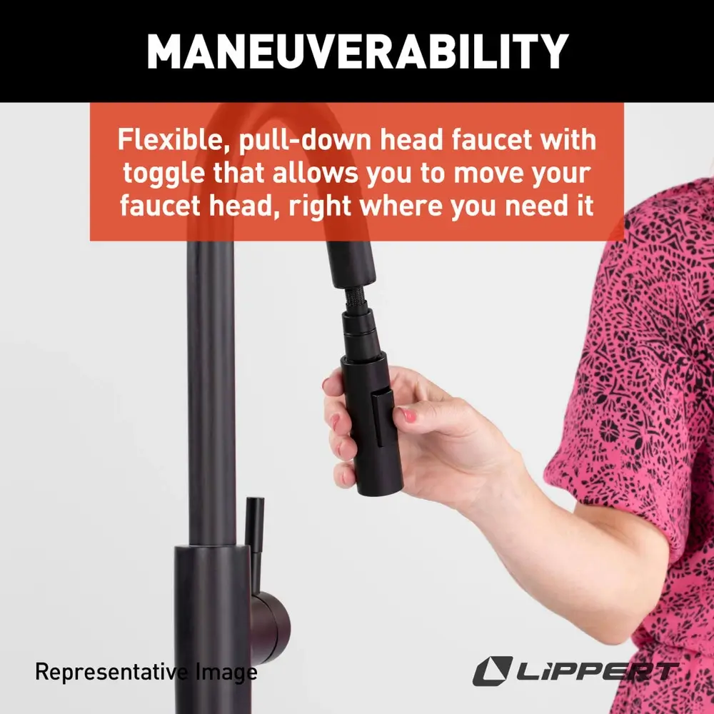 Flow Max™ Bullet Pull-Down Kitchen Faucet 