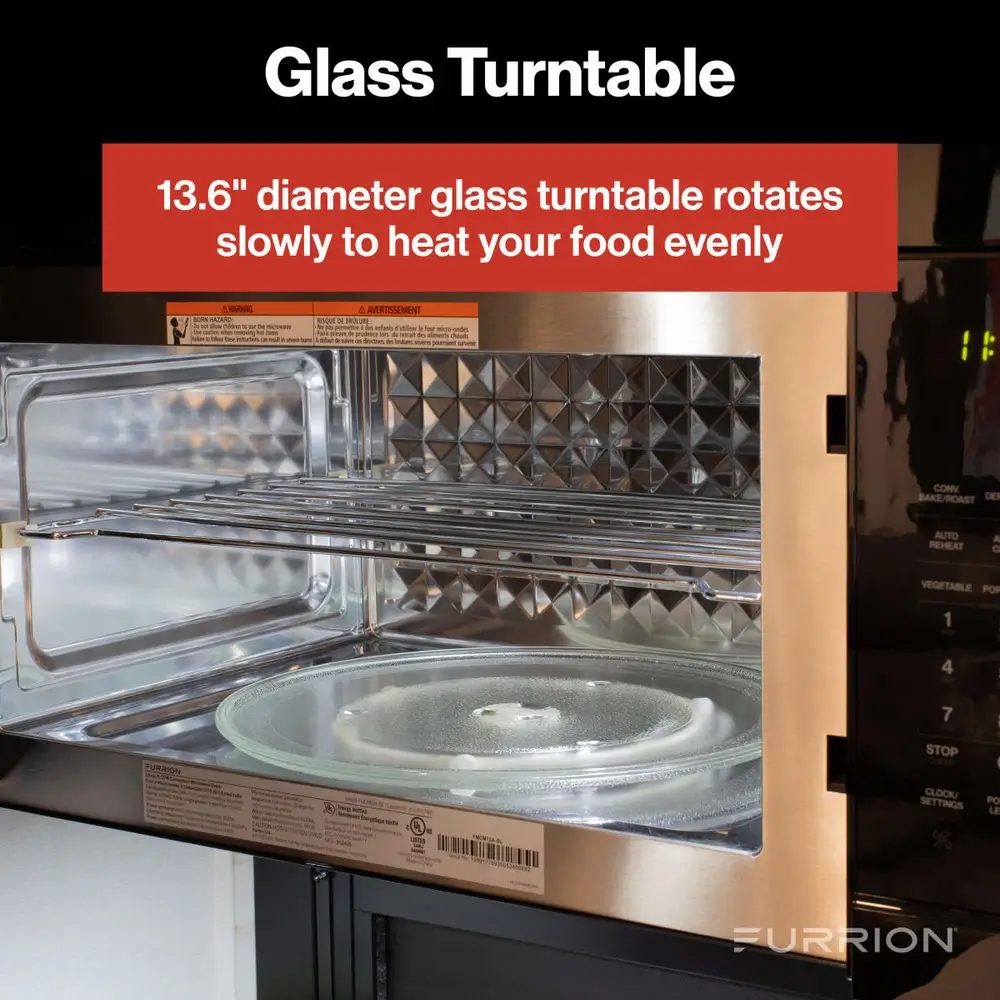 Furrion Over-The-Range Convection RV Microwave Oven - 1.5 cu. ft., Black