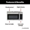 Furrion Over-The-Range Convection RV Microwave Oven - 1.5 cu. ft., Stainless Steel
