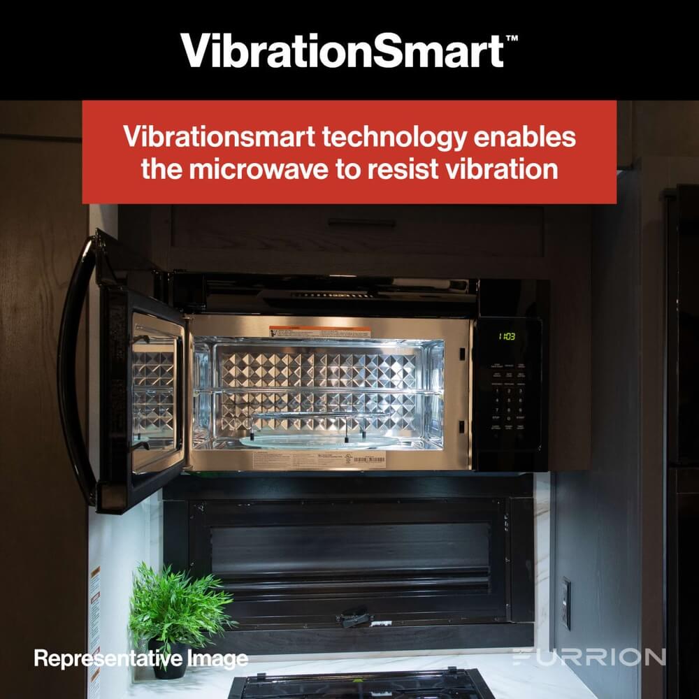 Furrion Over-The-Range Convection RV Microwave Oven - 1.5 cu. ft., Stainless Steel