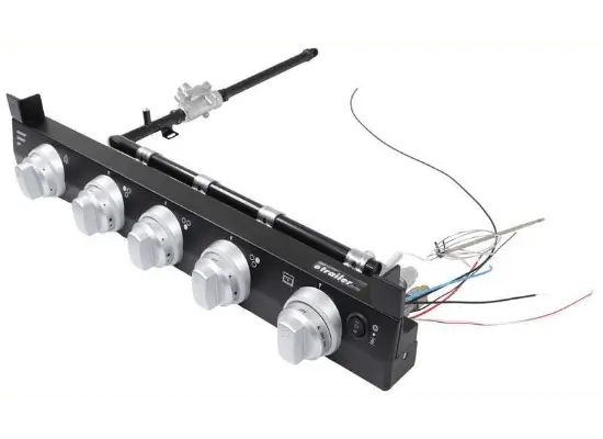 Furrion Replacement Front Panel Module for 17" and 21" 2-in-1 Range Ovens (sliver knobs and Ignitor included)