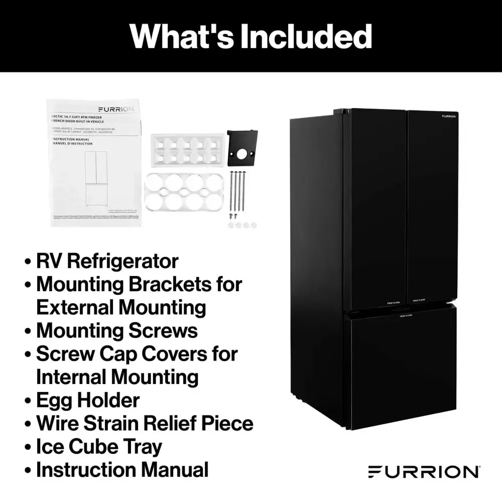 2023009192_Furrion_FurrionRVRefrigerator12V107cuftFrenchDoorsBottomDrawerFreezer_7_1_1.webp