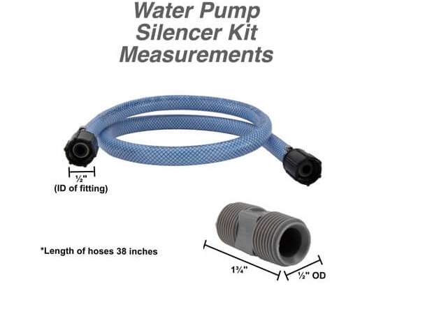 RV Water Pump Silencer Hose Kit