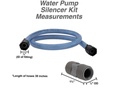 RV Water Pump Silencer Hose Kit
