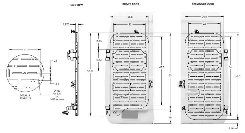REAR DOOR CARRIERS - SPRINTER VS30 2019+