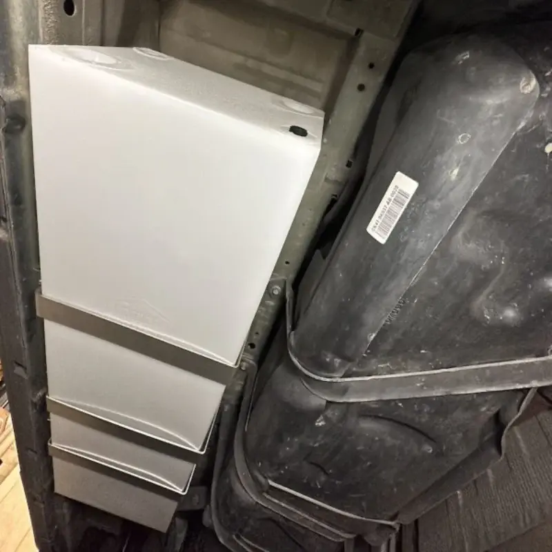 NW Conversions 20 Gallon Driver Side Transit Undercarriage Water Tank (TR-UC-20) 4.webp