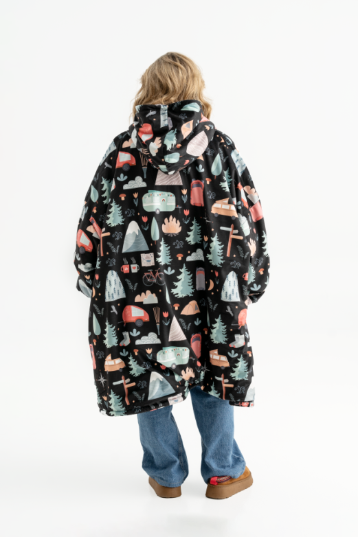 Oversized Hooded Blanket – Sherpa Lined (Confo Collection)