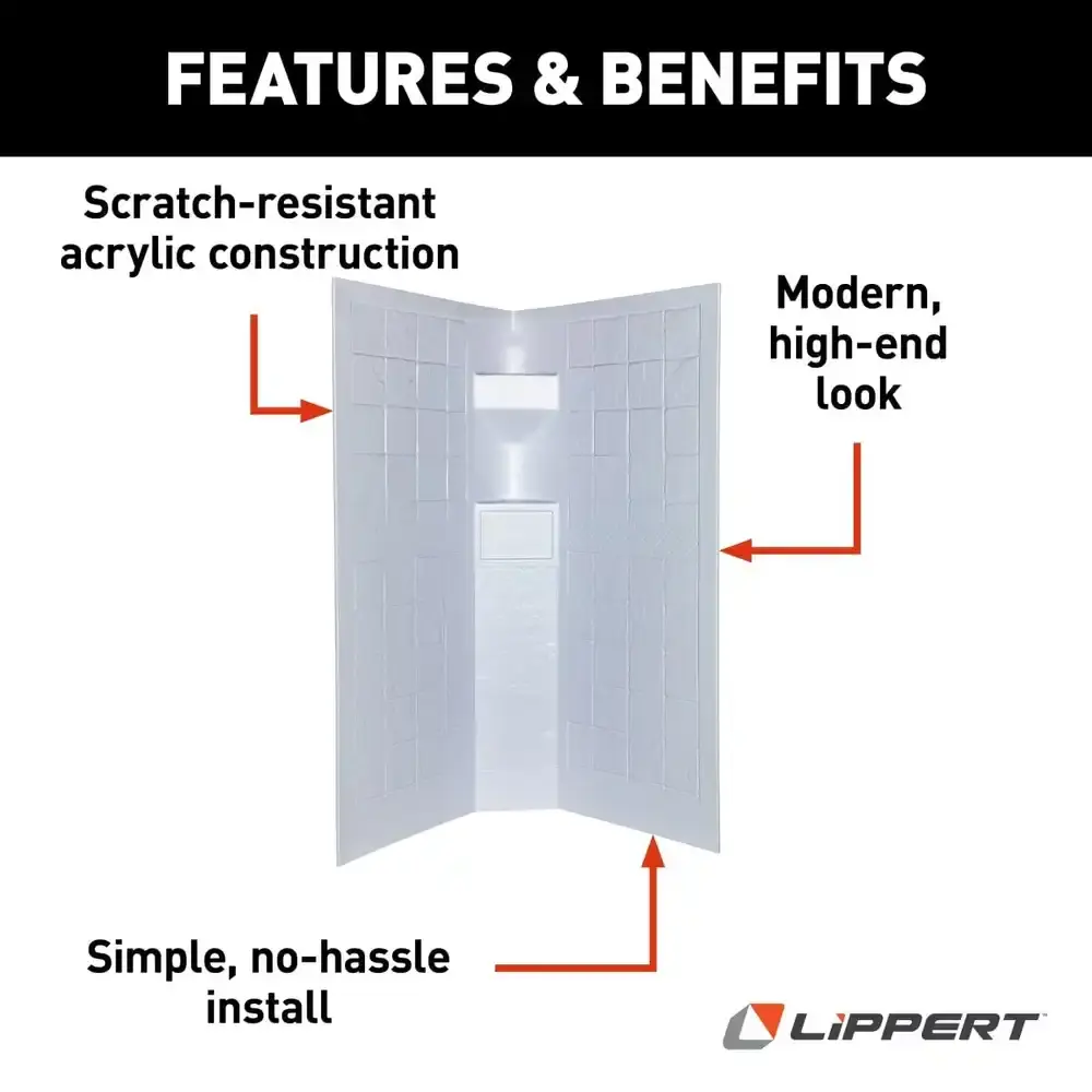 306205_Lippert_LippertNeoAngleRVShowerWallSurround34x34x68White306205_2_1_1.webp