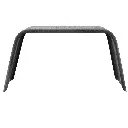 Trailer Fender 9x34x17 Steel Diamond Plate Flat Top 002.webp