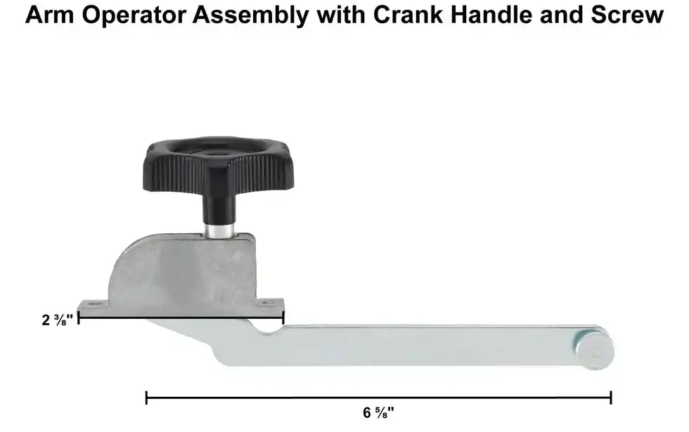 Ventline RV Arm Operator Assembly with Crank Handle SKU 147795682 003.webp
