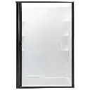 RV Retractable Rolling Shower Door black or platinum of various size 011.webp