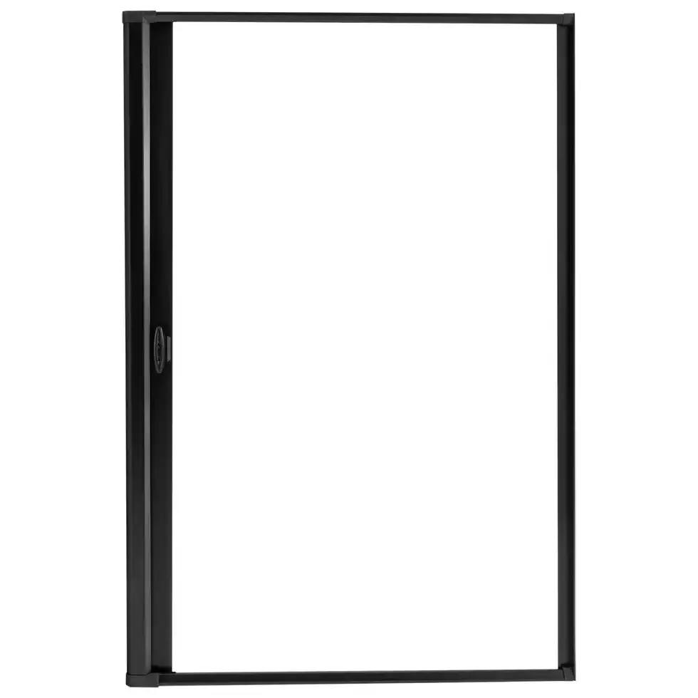 RV Retractable Rolling Shower Door black or platinum of various size 013.webp