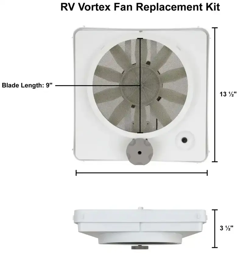 RV Fan Replacement Kit for Heng's RV Vortex I SKU 80447511  004.webp