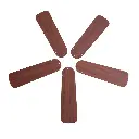 Replacement Fan Blades 16 ½ Oak Walnut Five Pack SKU 151708002 003.webp