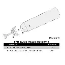 Replacement Fan Blades 16 ½ Oak Walnut Five Pack SKU 151708002 006.webp