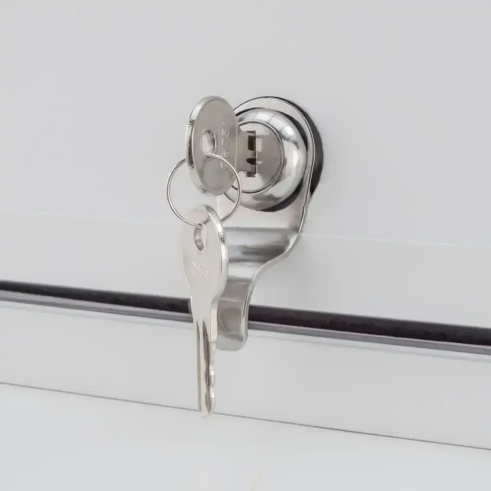 RV Compartment Door Round White 18 ½ X 10 SKU 124266100 008.webp