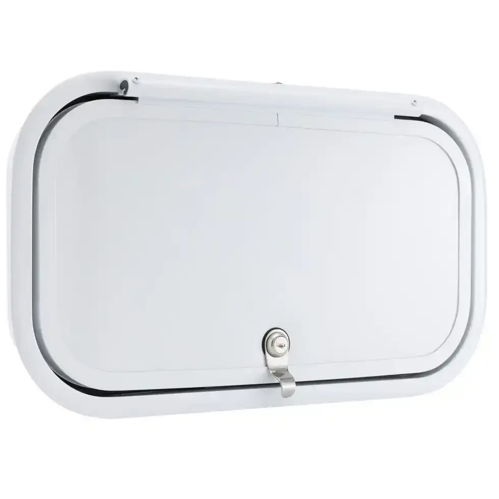 RV Compartment Door Round White 18 ½ X 10 SKU 124266100 003.webp