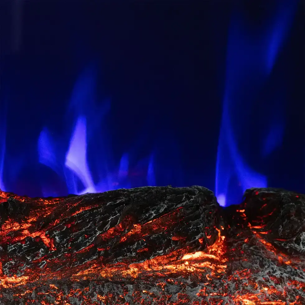 RV 18 Electric Fireplace with Wood Log Insert SKU LFP-18-L 008.webp