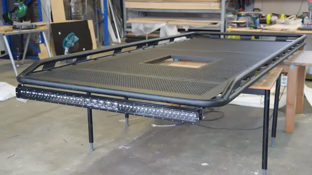  Mercedes Sprinter 144" Roof Rack With Perforated Deck