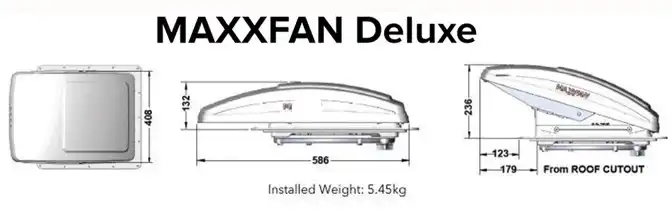 Ventilateur de toit Maxxair 7500K MaxxFan