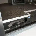 2007+ Sprinter Van - Sliding Door Floor Extension w/Access for wood sub floor trim