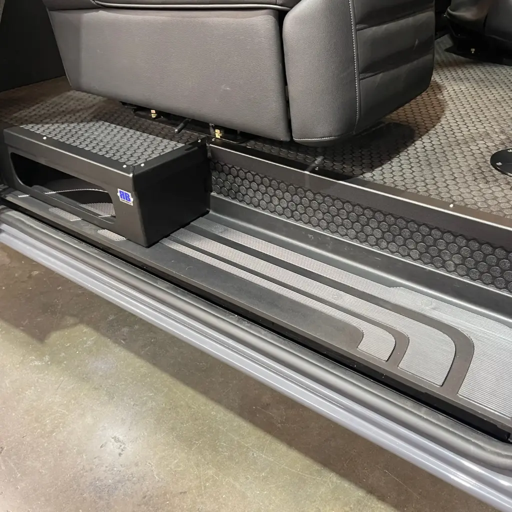 07+ Sprinter Van Sliding Door Step Entry Trim - Fits RB Extension w/ Upgraded 3/4" Sub Floor - BLACK