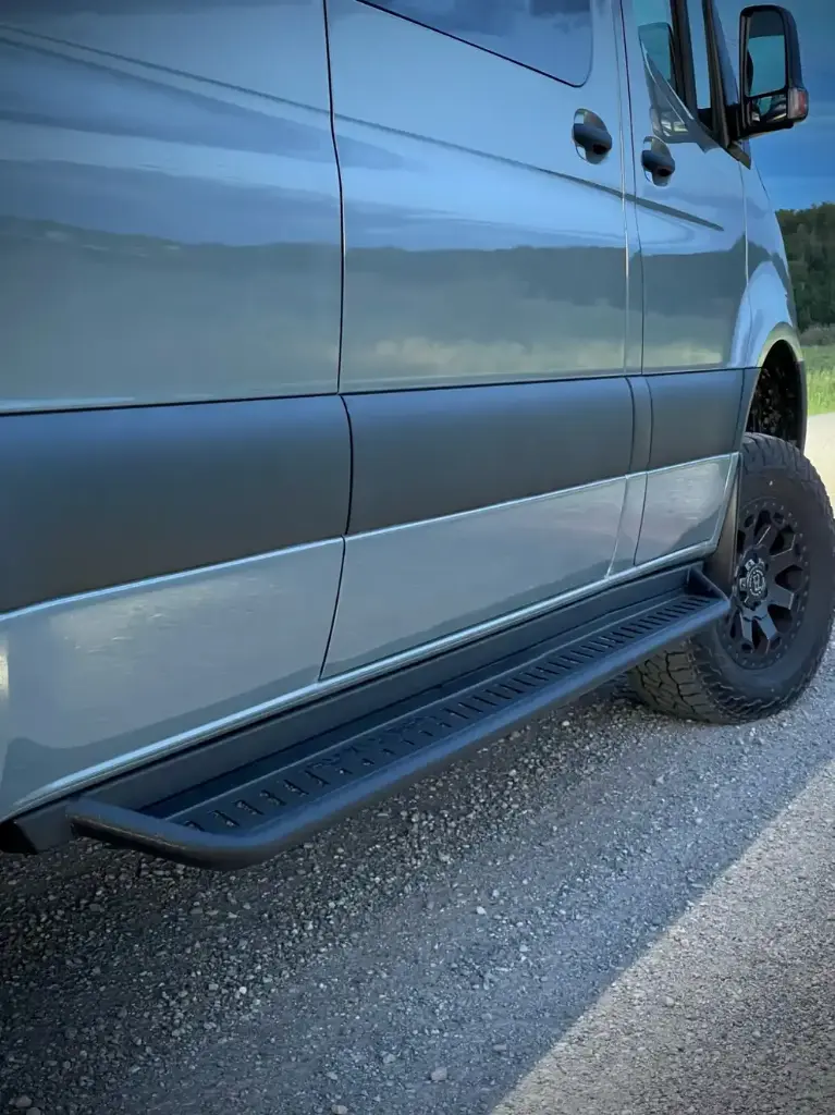 APEX - Rock Sliders / Side Steps - 170 - Drop Down - Steel