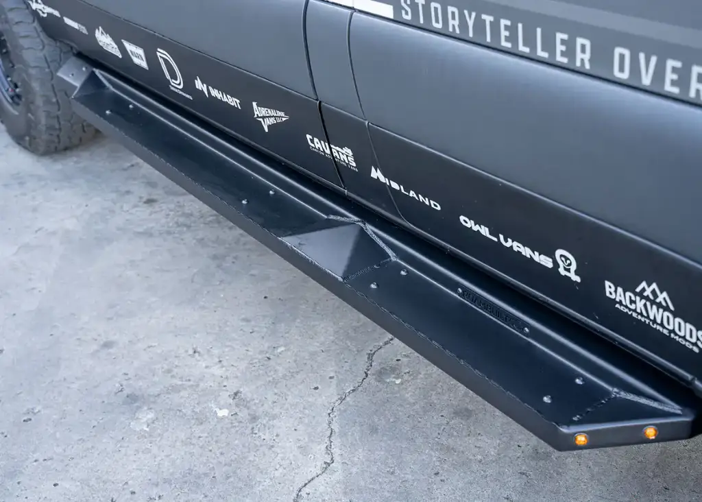 Sprinter/Transit Cab & Chassis, EKKO and Open Trail Side Steps - Short/Flat Version (Fits Driver & Passenger side)