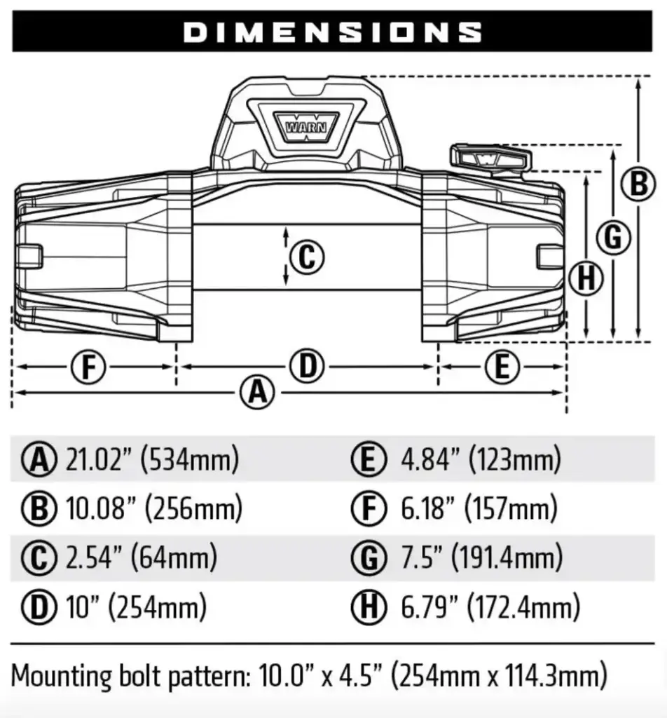 Warn VR EVO 12-S Winch 