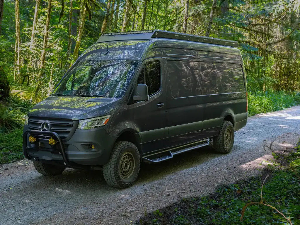 Sprinter Van Aluminum Side Steps 