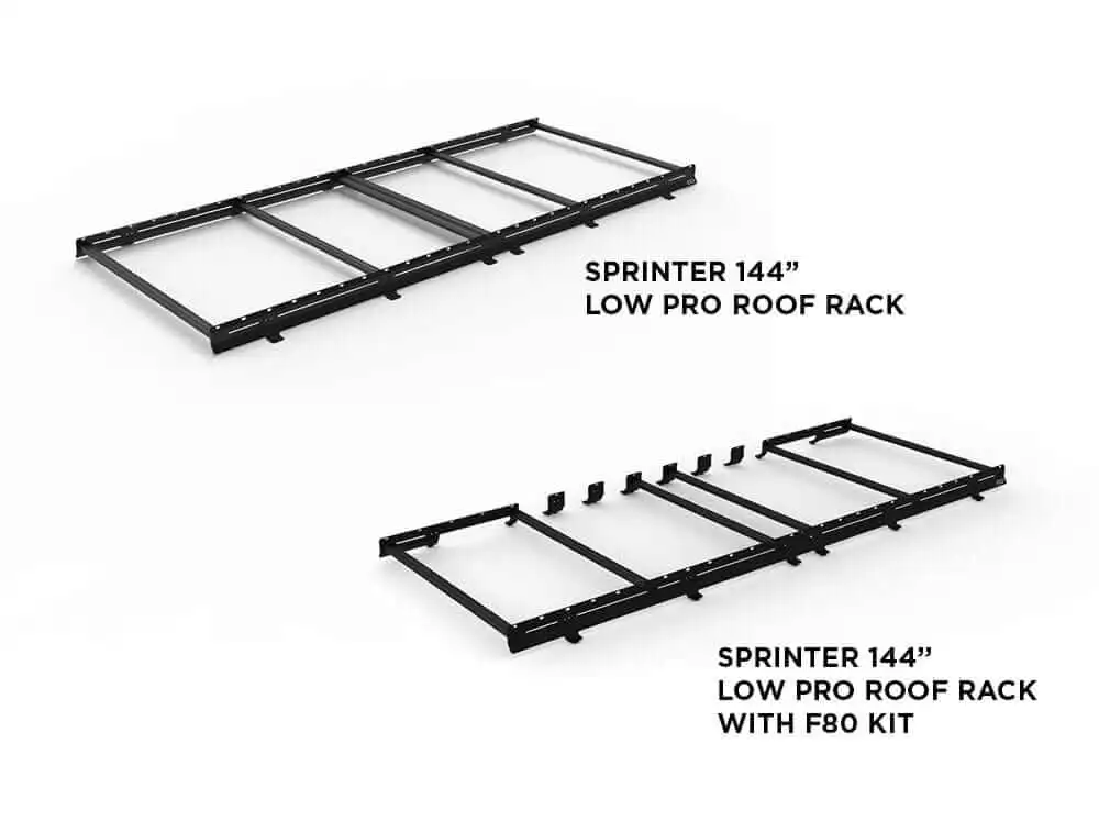 Sprinter Van Low Pro Roof Rack | 144" High Roof