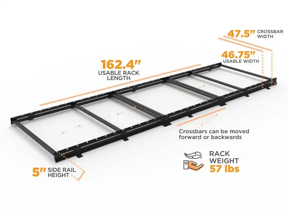 170" SPRINTER VAN LOW PRO ROOF RACK